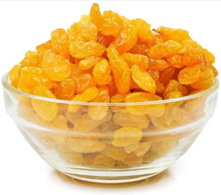 Raisins (Kishmish), made by drying grapes in the sun and processing them in a plant,