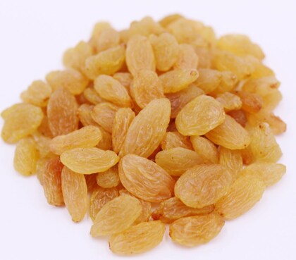 Raisins (Kishmish), made by drying grapes in the sun and processing them in a plant,