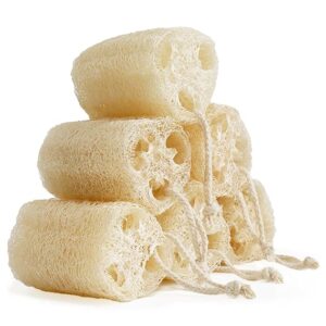 Village Natural Loofah Bath Scrubber (Loofah Sponge) with handle