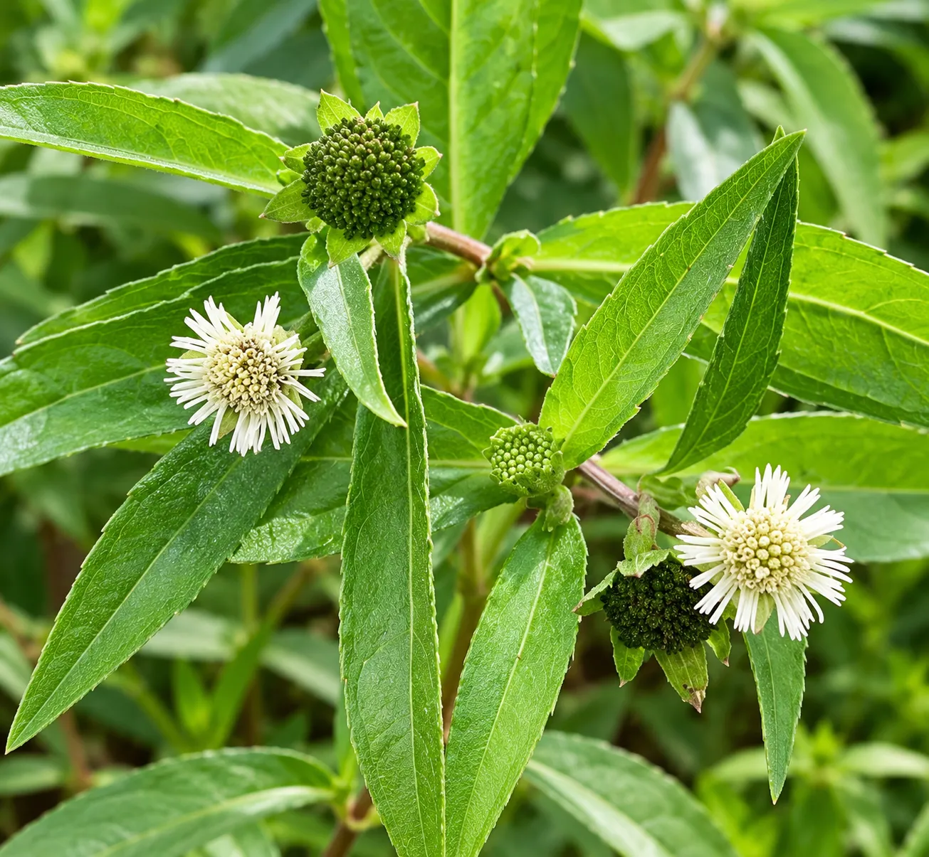 Bhringraj Plant / Eclipta prostrata Medicinal live plant /Leaves /seeds for planting in home garden
