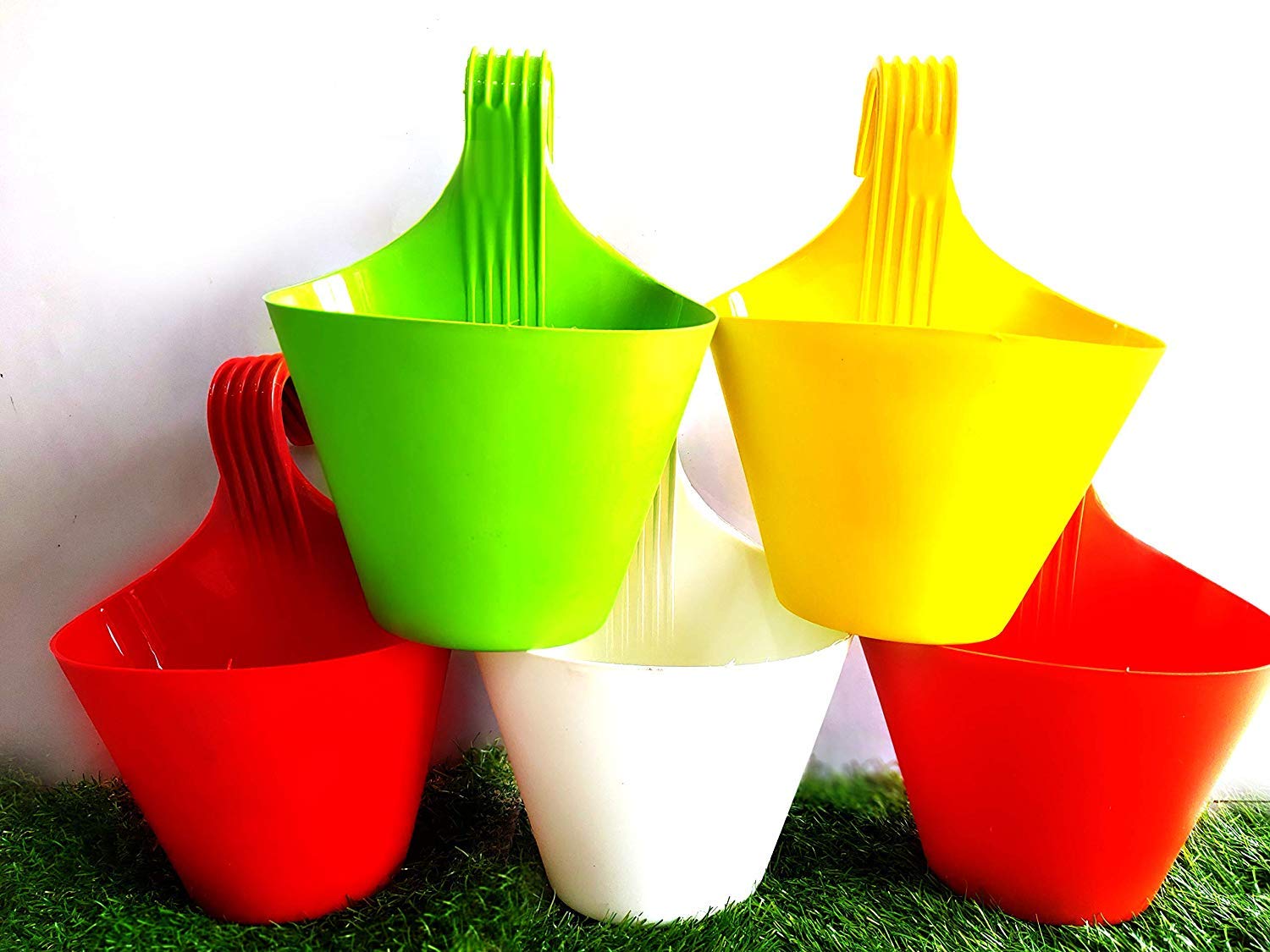Plastic Vertical Hook for Hanging Plants | Durable Hanging Plant Hook (Colour May Vary) - Image 2