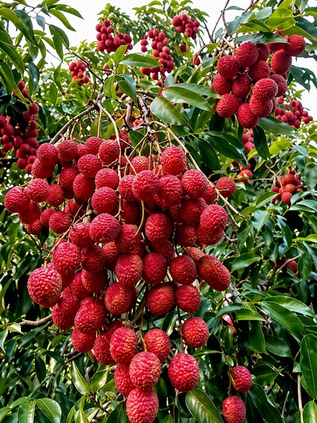 Muzaffarpur Shahi Litchi Fruit Plant | Healthy Live Sweet Litchi Tree | Shahi Lychee Plant for Home Garden - Image 3