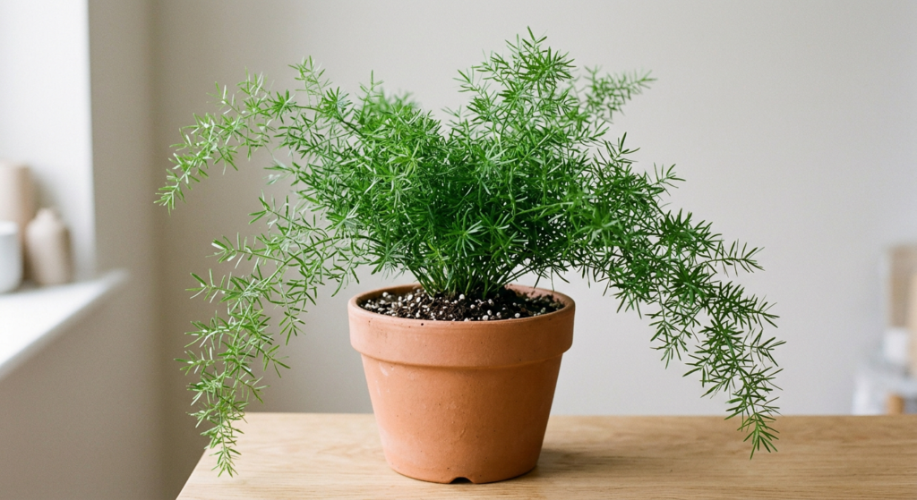 Asparagus Fern Plant (Asparagus densiflorus ‘Sprengeri’) – Live Green Ornamental Plant for Home & Garden
